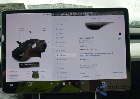 2020 Tesla Model Y Long Range Dual Motor All-Wheel Drive из США, поврежденный, VIN 5YJYGDEE2LF027796